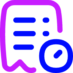 Order History 2 Icon from Flex Neon Set