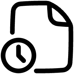 Order History Icon from Plump Line Set