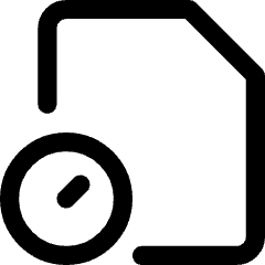 Order History Icon from Core Line Set