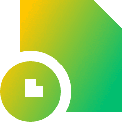 Order History Icon from Sharp Gradient Set