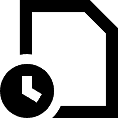 Order History Icon from Sharp Remix Set