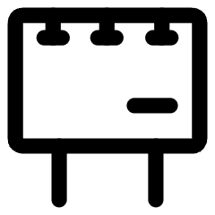 Signage 4 Icon from Core Line Set