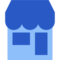Store 1 Icon from Sharp Flat Set