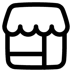 Store 2 Icon from Plump Line Set