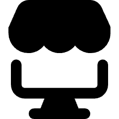 Store Computer Icon from Core Remix Set