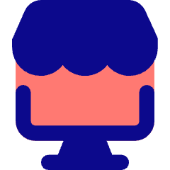 Store Computer Icon from Core Pop Set