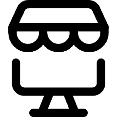 Store Computer Icon from Core Line Set