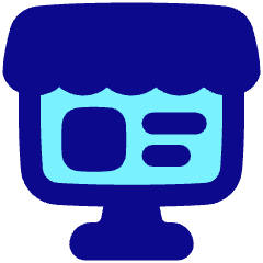 Store Computer Icon from Plump Pop Set