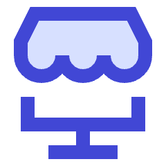 Store Computer Icon from Sharp Duo Set