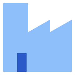 Store Factory Icon from Sharp Flat Set