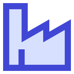 Store Factory Icon from Sharp Duo Set