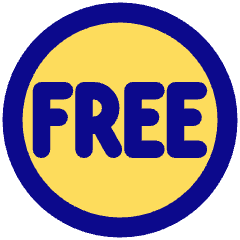 Tag Free Circle Icon from Plump Pop Set