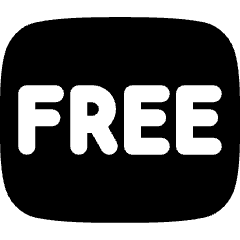 Tag Free Square Icon from Flex Solid Set