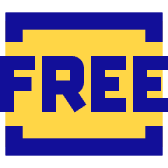 Tag Free Square Icon from Sharp Pop Set