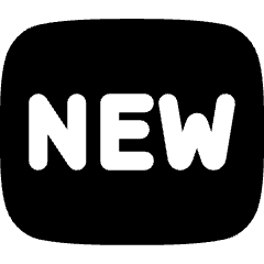 Tag New Square Icon from Flex Solid Set