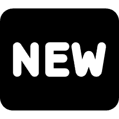 Tag New Square Icon from Core Solid Set