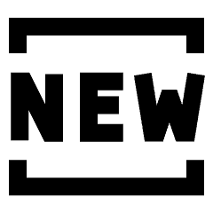 Tag New Square Icon from Sharp Line Set