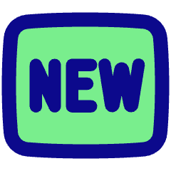 Tag New Square Icon from Plump Pop Set