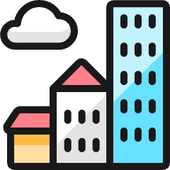 Building Cloudy Icon from Ultimate Colors Set