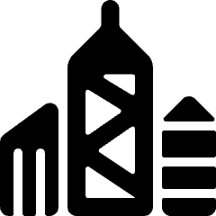 Building Modern 1 Icon from Ultimate Bold Set