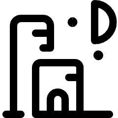 Building Night Icon from Ultimate Regular Set