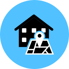 House Location Icon from Kameleon Pop Set