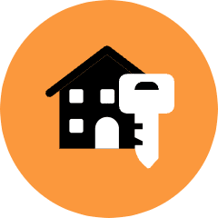 House Lock Icon from Kameleon Pop Set