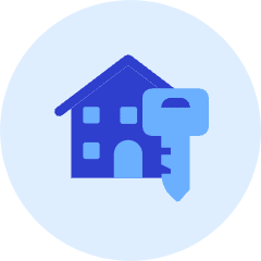 House Lock Icon from Kameleon Duo Set