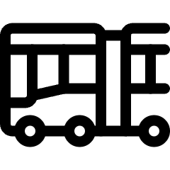 Bendy Bus Icon from Ultimate Regular Set