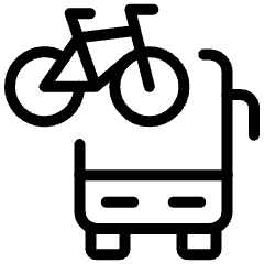 Bus Bike Front Icon from Ultimate Light Set