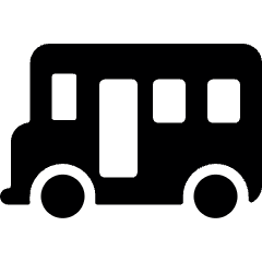 Bus School Icon from Ultimate Bold Set