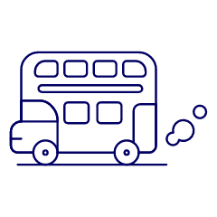 Bus Illustration from UX Line Set