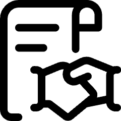 Business Contract Handshake Sign Icon from Ultimate Regular Set