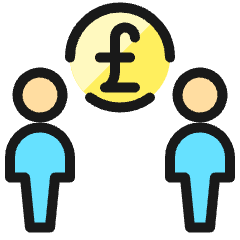 Business Deal Cash 3 Pound Icon from Ultimate Colors Set