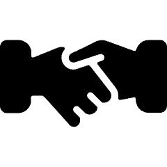 Business Deal Handshake 1 Icon from Ultimate Bold Set