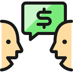 Business Deal Negotiate Icon from Ultimate Colors Set