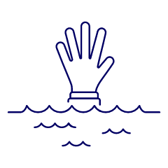 Drowning Hand 2 1 Illustration from UX Line Set