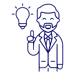 Boss Idea 1 Illustration from UX Line Set