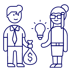 Selling Idea 1 Illustration from UX Line Set