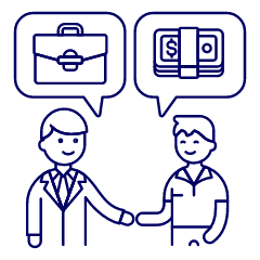 Business Deal 1 Illustration from UX Line Set