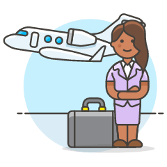 Business Trip 2 Illustration from UX Colors Set