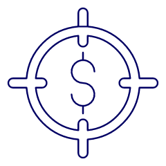 Crosshair Money Illustration from UX Line Set