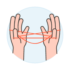 Hand String 1 Illustration from UX Colors Set