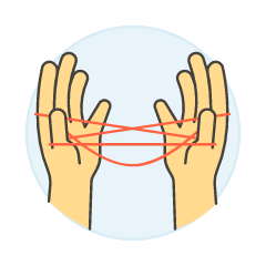 Hand String 2 Illustration from UX Colors Set