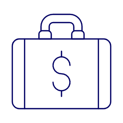 Leather Briefcase Illustration from UX Line Set