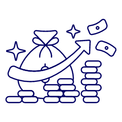 Money Cash Bag Illustration from UX Line Set