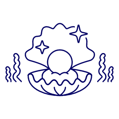 Oyster Pearl Illustration from UX Line Set