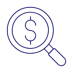 Search Money Illustration from UX Line Set