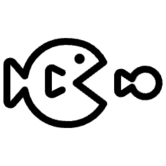 Business Big Small Fish Icon from Ultimate Light Set