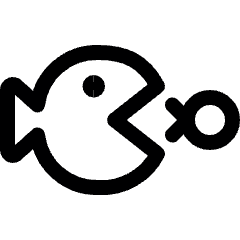 Business Big Small Fish Icon from Ultimate Regular Set